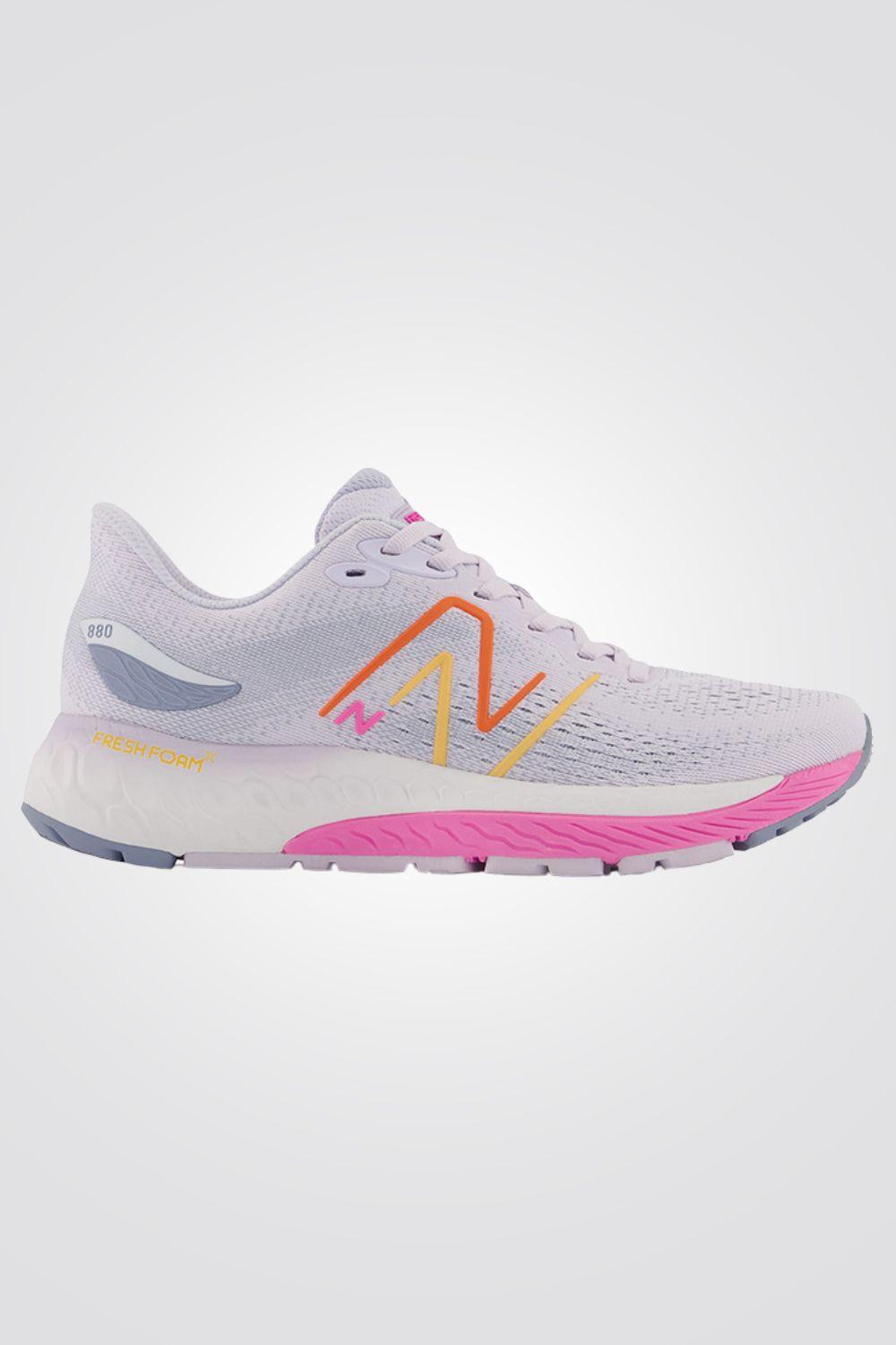 NEW BALANCE - נעלי ריצה לנשים W880G12 בצבע אפור וורוד - MASHBIR//365