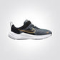NIKE - נעלי ריצה לנוער Nike Downshifter 12 בצבע אפור ושחור - MASHBIR//365 - 1