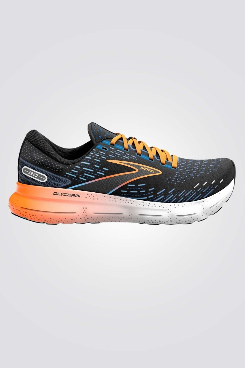 BROOKS - נעלי ספורט לגבר Glycerin 20 בצבע שחור - MASHBIR//365