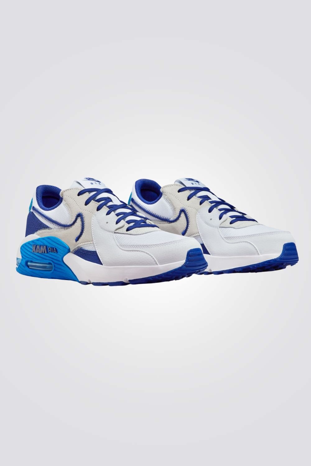NIKE - נעלי ספורט לגברים AIR MAX EXCEE בצבע לבן וכחול - MASHBIR//365