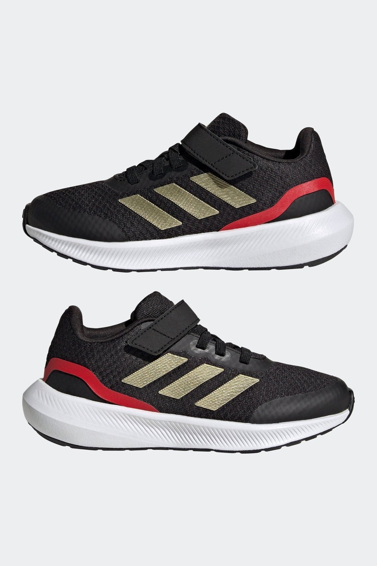 ADIDAS - נעלי ספורט לילדים RUNFALCON 3.0 בצבע שחור וזהב - MASHBIR//365