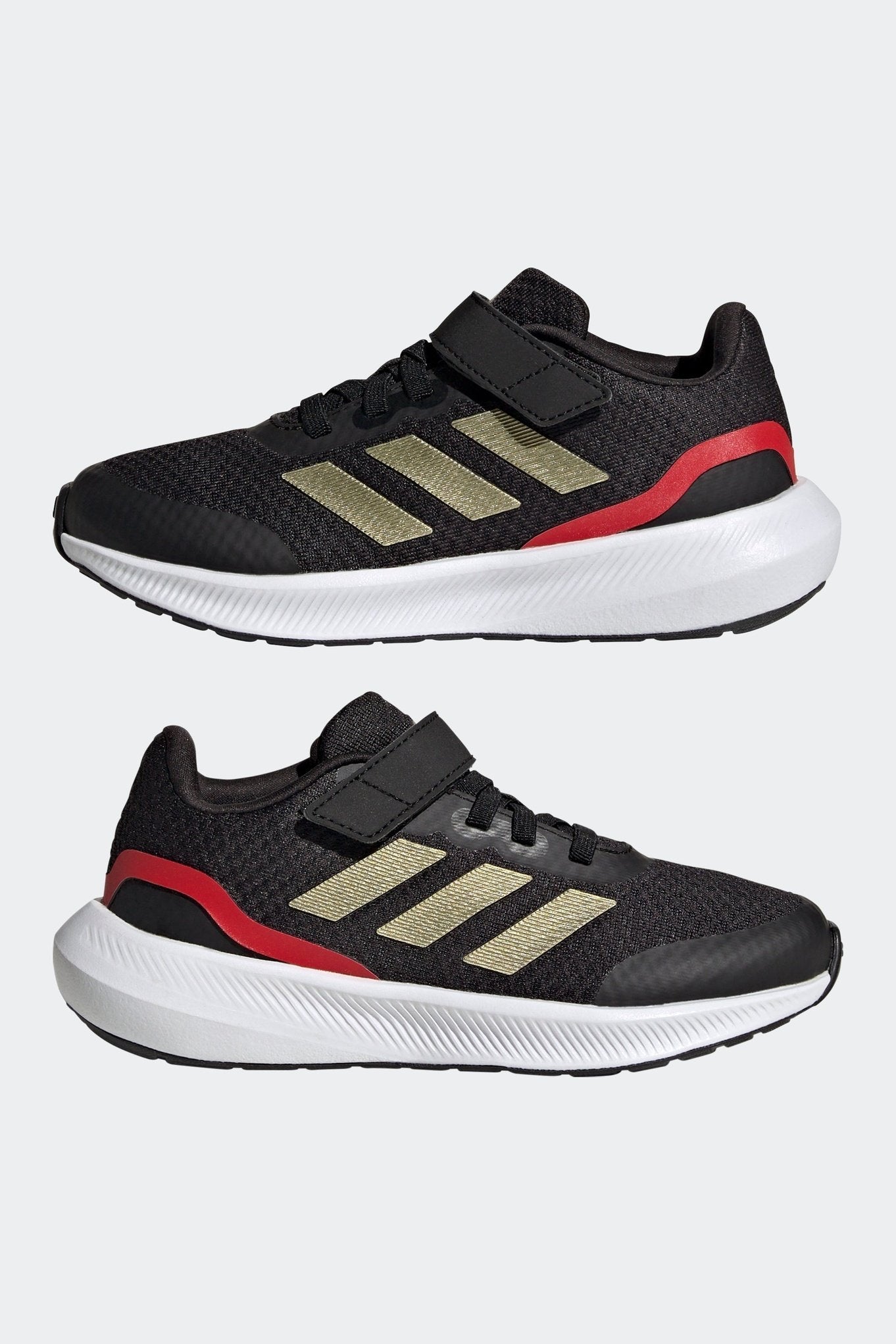 ADIDAS - נעלי ספורט לילדים RUNFALCON 3.0 בצבע שחור וזהב - MASHBIR//365