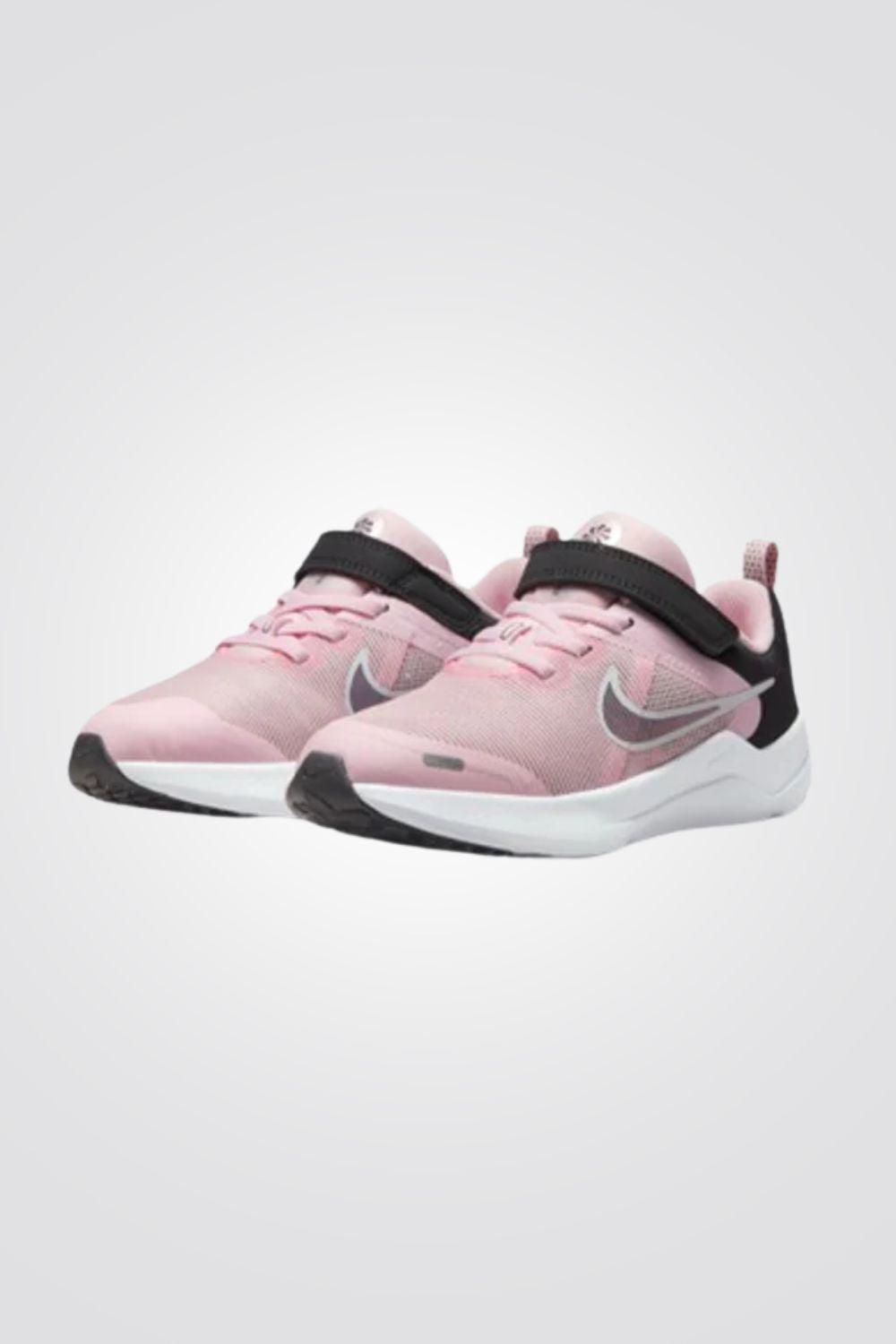 NIKE - נעלי ספורט לילדות Nike Downshifter 12 בצבע ורוד - MASHBIR//365