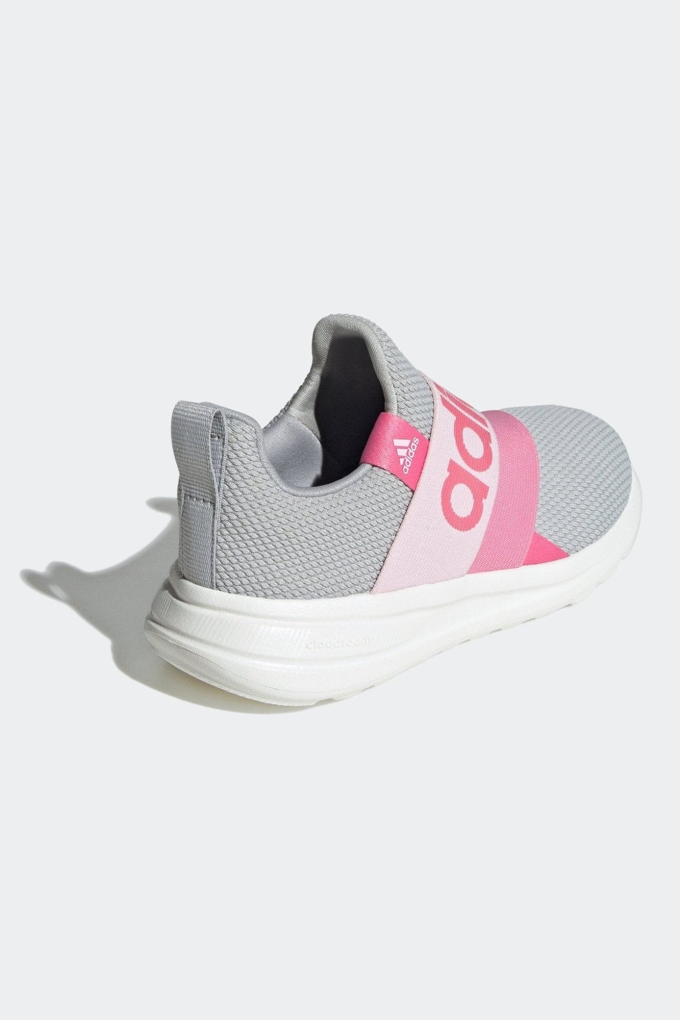 ADIDAS - נעלי ספורט לנערות LITE RACER ADAPT 6.0 בצבע אפור ורוד - MASHBIR//365