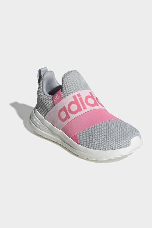ADIDAS - נעלי ספורט לנערות LITE RACER ADAPT 6.0 בצבע אפור ורוד - MASHBIR//365