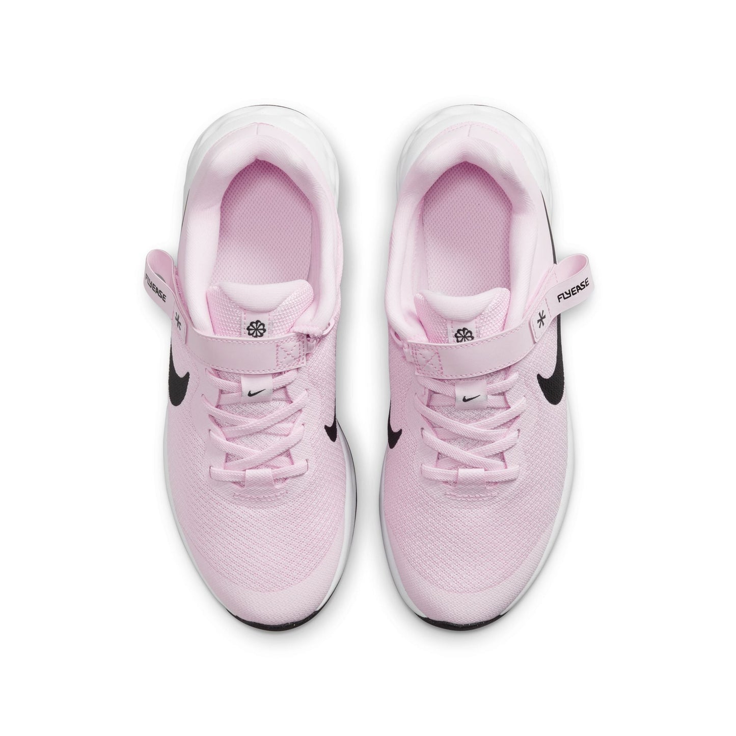 NIKE - נעלי ספורט לנערות Revolution 6 FlyEase בצבע ורוד ושחור - MASHBIR//365