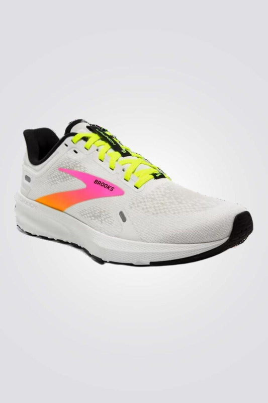 BROOKS - נעלי ספורט לנשים Launch 9 בצבע לבן - MASHBIR//365