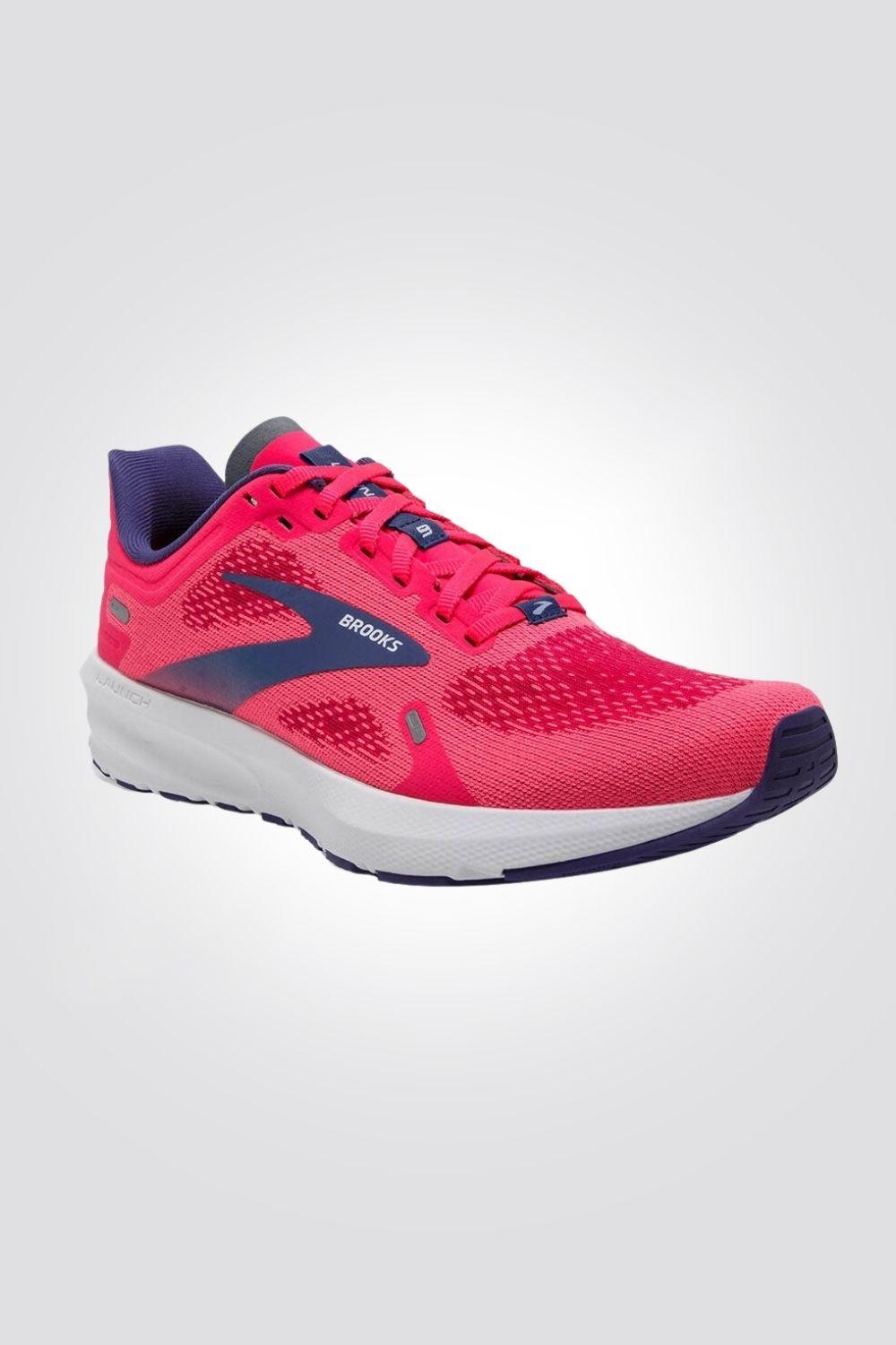 BROOKS - נעלי ספורט לנשים Launch 9 בצבע ורוד - MASHBIR//365