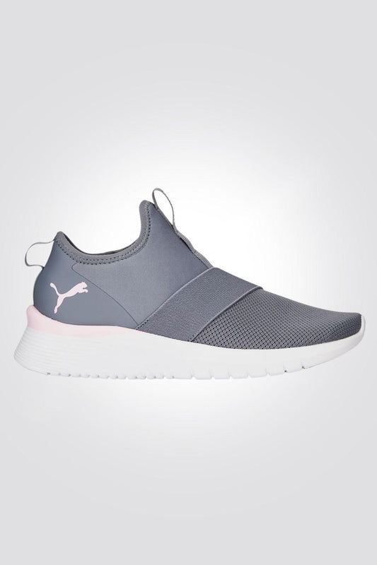 PUMA - נעלי ספורט לנשים Remedie Slip Strap בצבע אפור - MASHBIR//365