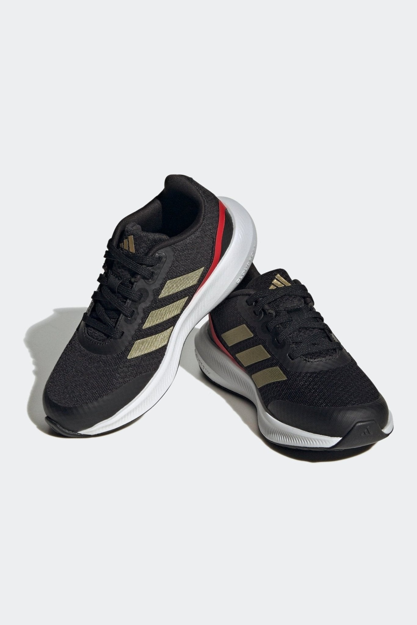 ADIDAS - נעלי ספורט לנשים ונוער RUNFALCON 3.0 בצבע שחור וזהב - MASHBIR//365