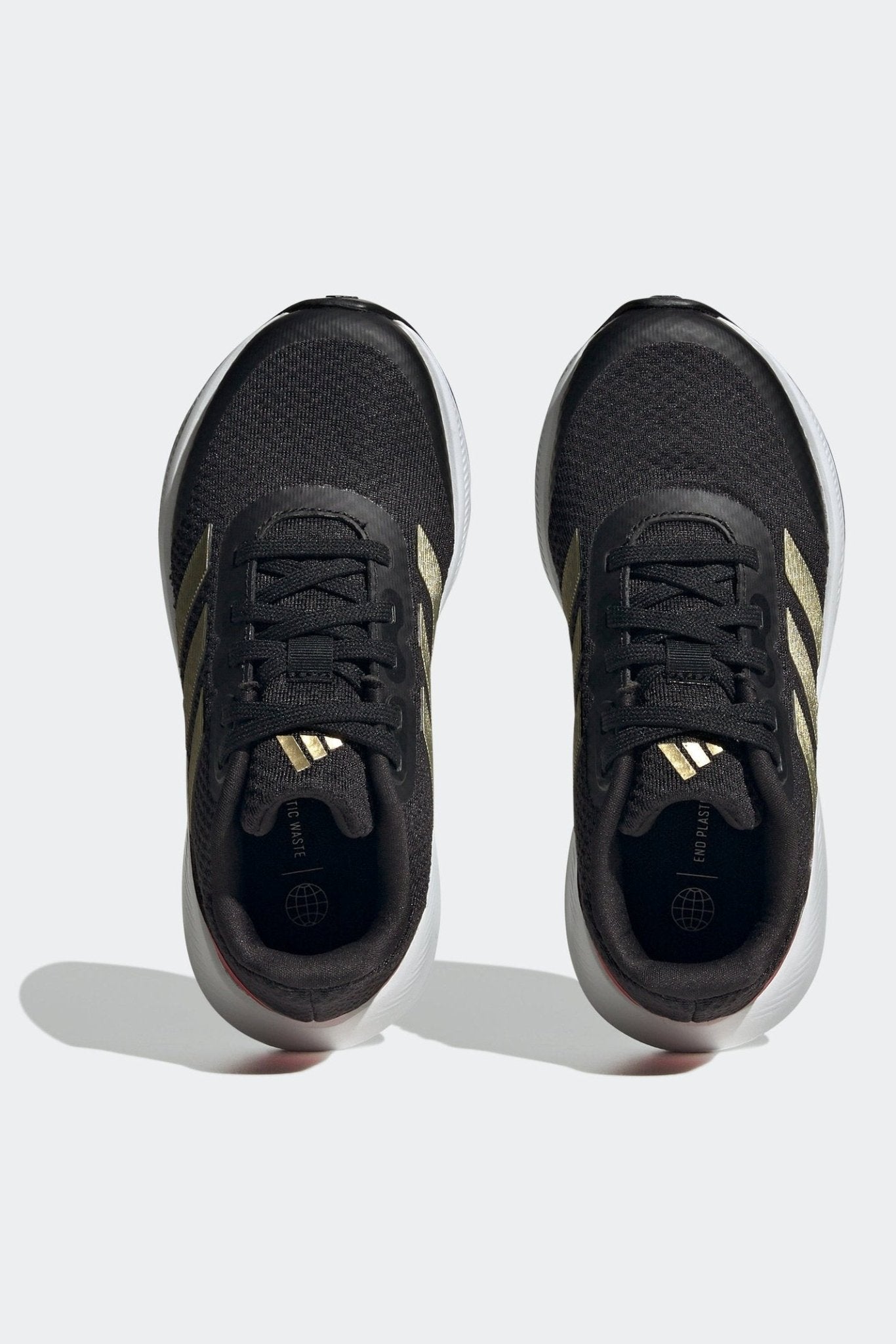 ADIDAS - נעלי ספורט לנשים ונוער RUNFALCON 3.0 בצבע שחור וזהב - MASHBIR//365