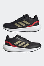 ADIDAS - נעלי ספורט לנשים ונוער RUNFALCON 3.0 בצבע שחור וזהב - MASHBIR//365