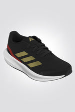 ADIDAS - נעלי ספורט לנשים ונוער RUNFALCON 3.0 בצבע שחור וזהב - MASHBIR//365