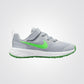 NIKE - נעלי ספורט לנוער Nike Revolution 6 בצבע אפור וירוק - MASHBIR//365 - 1