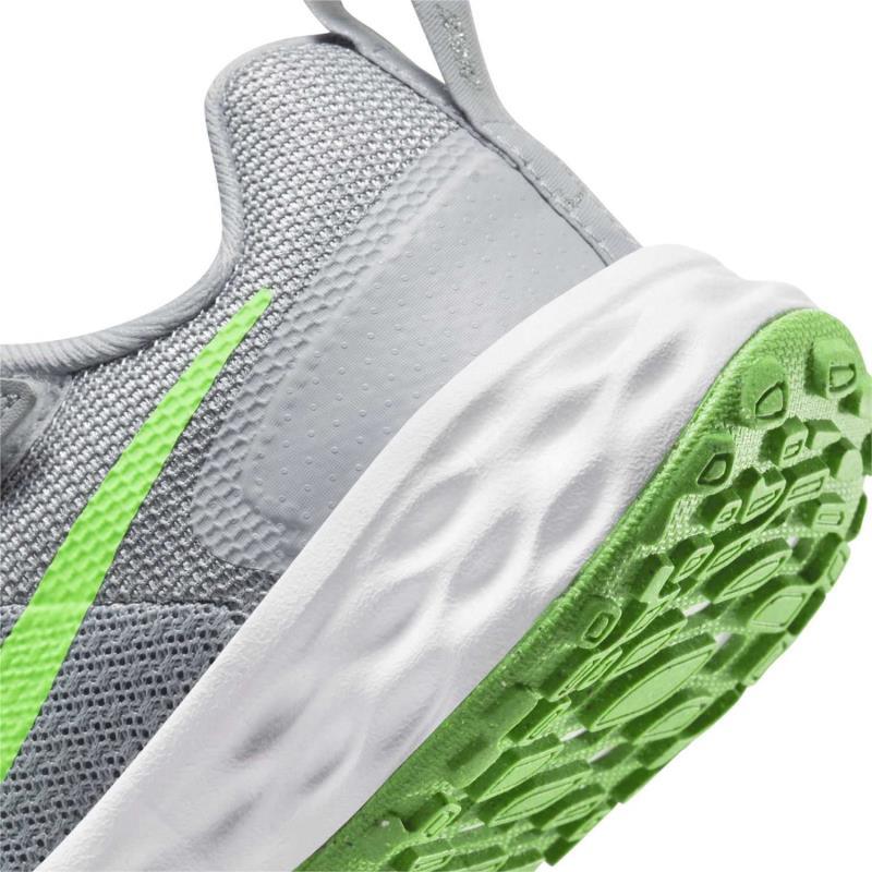NIKE - נעלי ספורט לנוער Nike Revolution 6 בצבע אפור וירוק - MASHBIR//365