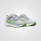 NIKE - נעלי ספורט לנוער Nike Revolution 6 בצבע אפור וירוק - MASHBIR//365 - 2