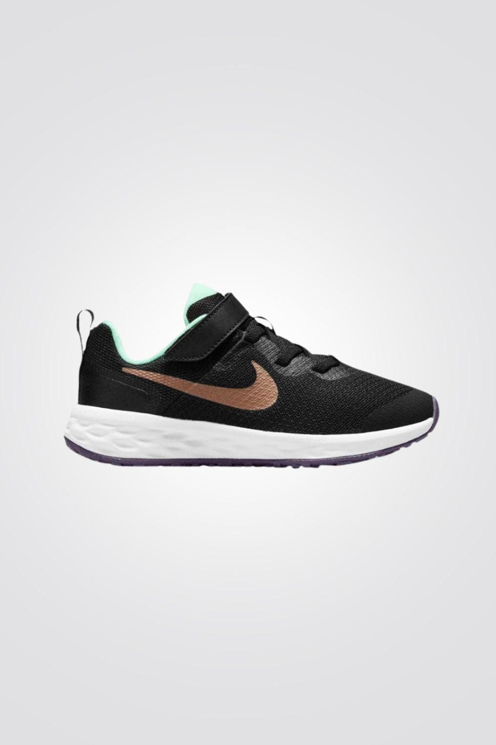 NIKE - נעלי ספורט לנוער Revolution 6 בצבע שחור - MASHBIR//365