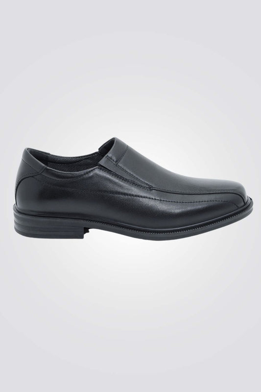 TRAK - נעלי עור אלגנטיות לגבר בצבע שחור - MASHBIR//365