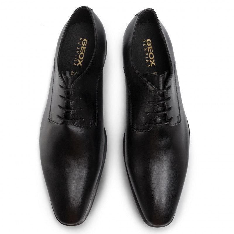 GEOX - נעלי עור אלגנטיות שחור - MASHBIR//365