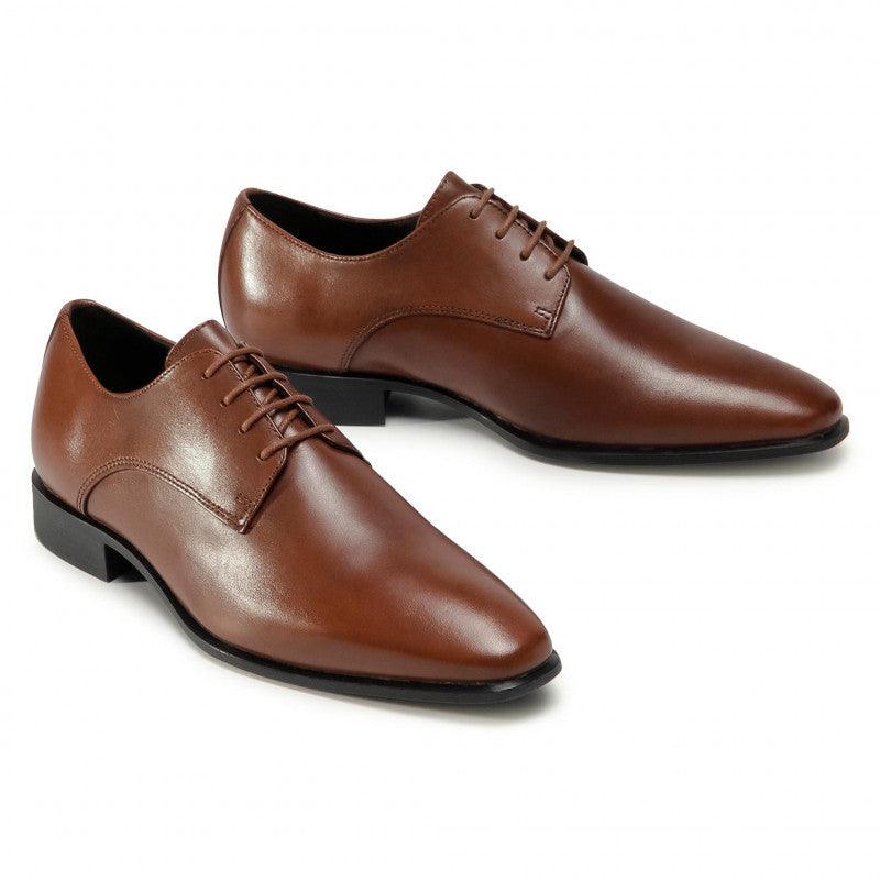 GEOX - נעלי עור אלגנטיות חום - MASHBIR//365