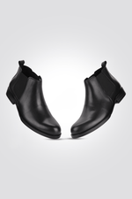 NAUTICA - נעליים אלגנטיות מעור לגברים בצבע שחור - MASHBIR//365