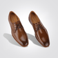 KENNETH COLE - נעליים אלגנטיות מעור לגברים בצבע חום עם שרוכים - MASHBIR//365 - 4