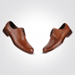NAUTICA - נעליים אלגנטיות מעור לגברים בצבע חום עם שרוכים - MASHBIR//365