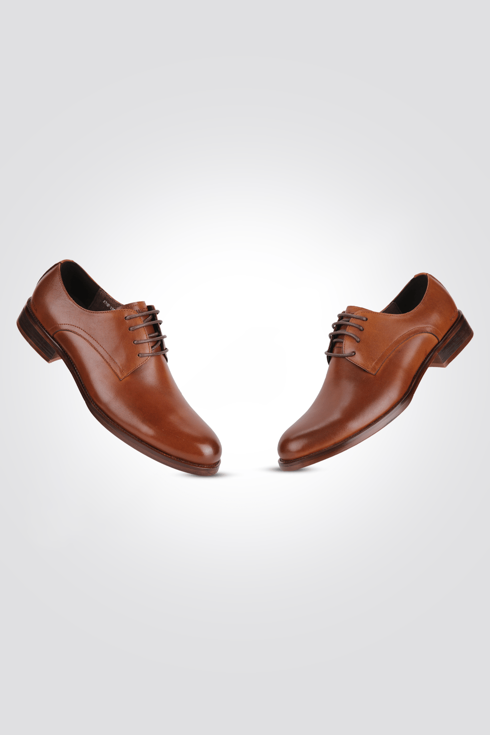 NAUTICA - נעליים אלגנטיות מעור לגברים בצבע חום עם שרוכים - MASHBIR//365