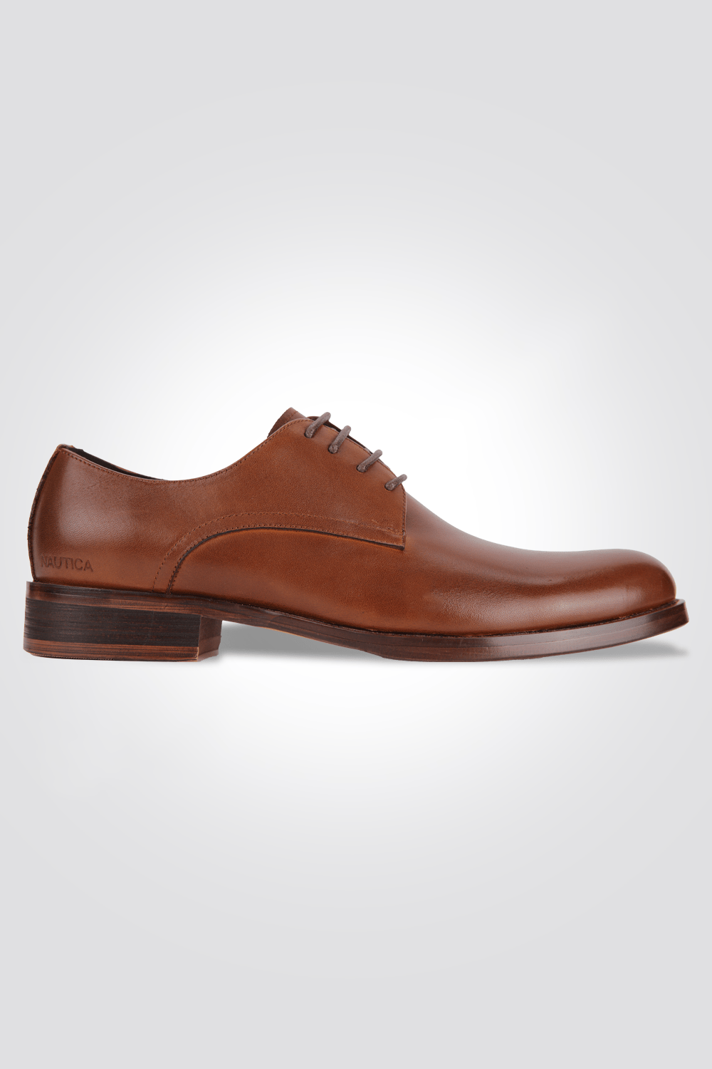 NAUTICA - נעליים אלגנטיות מעור לגברים בצבע חום עם שרוכים - MASHBIR//365
