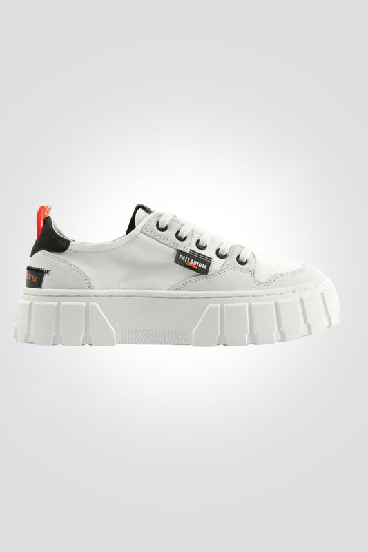 PALLADIUM - נעליים לנשים PALLATOWER LO בצבע לבן - MASHBIR//365