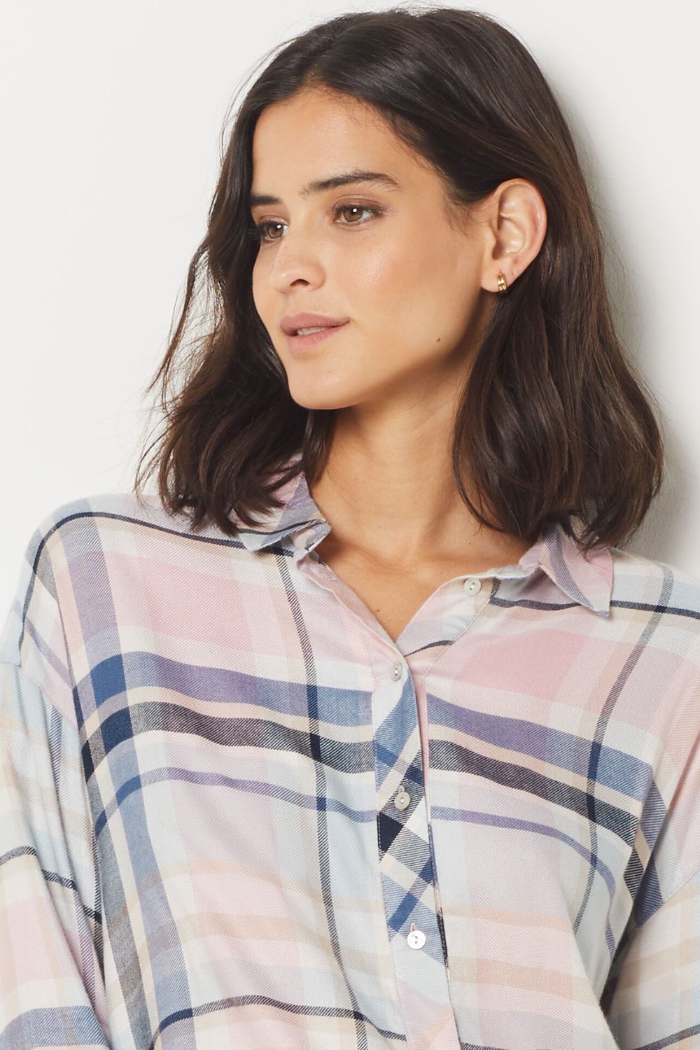 ETAM - ODEN חולצת פיג'מה אריג משובץ - MASHBIR//365