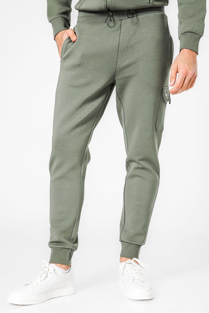 KENNETH COLE - OLIVE מכנסי טרנינג קרגו - MASHBIR//365