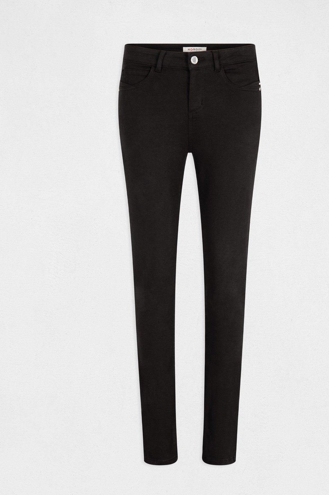 ג'ינס גזרה נמוכה בצבע שחור - MASHBIR//365