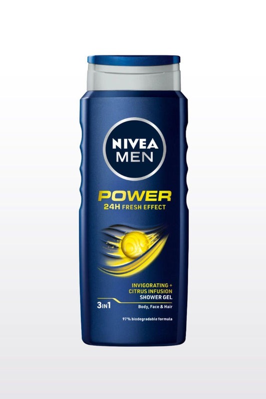 NIVEA - POWER FRESH ג'ל רחצה לגבר - MASHBIR//365