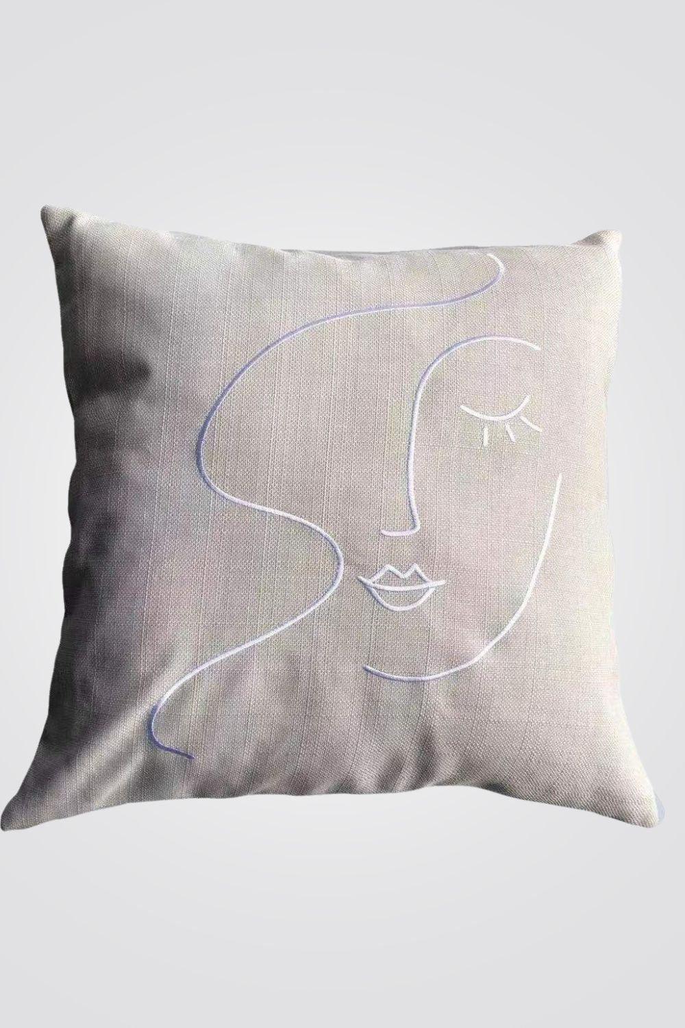 ASHRAM - כרית נוי אקלקטי בצבע בז' - MASHBIR//365