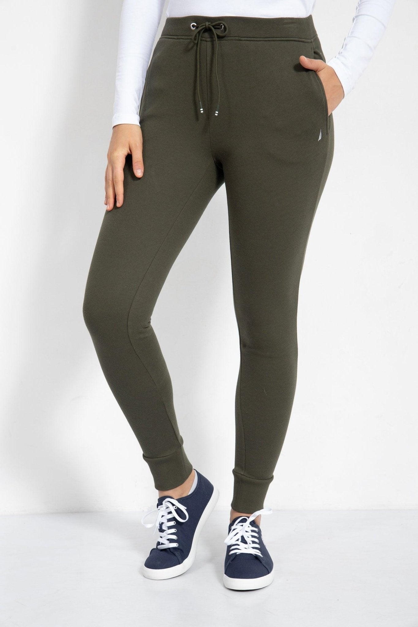 NAUTICA - טרנינג לוגו ירוק זית - MASHBIR//365