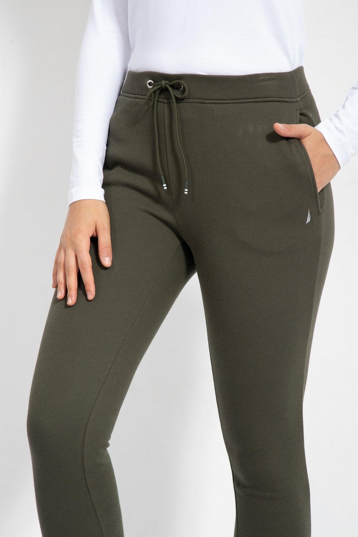 NAUTICA - טרנינג לוגו ירוק זית - MASHBIR//365