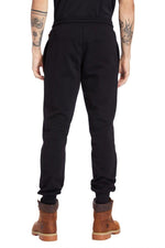 TIMBERLAND - טרנינג שחור עם הדפס לוגו על הרגל - MASHBIR//365