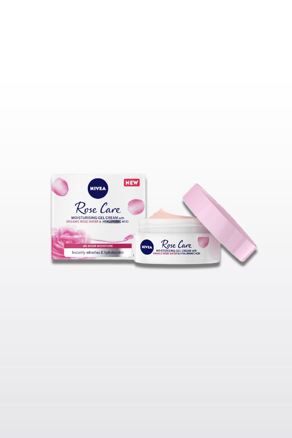NIVEA - ROSE CARE FACE GEL קרם לחות 50 מ"ל - MASHBIR//365