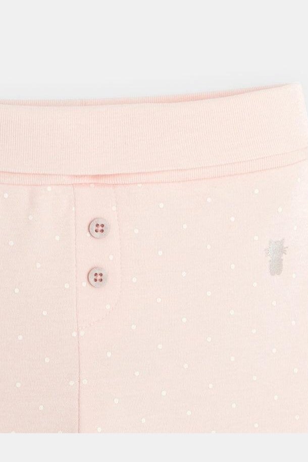 OBAIBI - סט 2 מכנסיים עם רגליות ורוד/אפור - MASHBIR//365