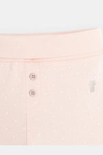 OBAIBI - סט 2 מכנסיים עם רגליות ורוד/אפור - MASHBIR//365