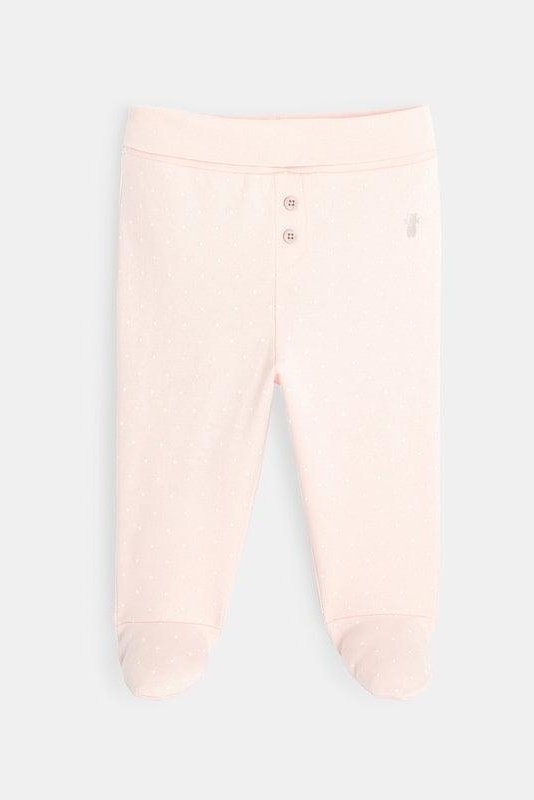 OBAIBI - סט 2 מכנסיים עם רגליות ורוד/אפור - MASHBIR//365