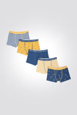 OKAIDI - סט 5 תחתוני בוקסר כרישים לילדים - MASHBIR//365