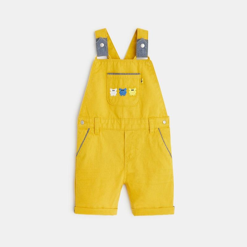 OBAIBI - סט אוברול צהוב וחולצה לבנה לתינוקות - MASHBIR//365