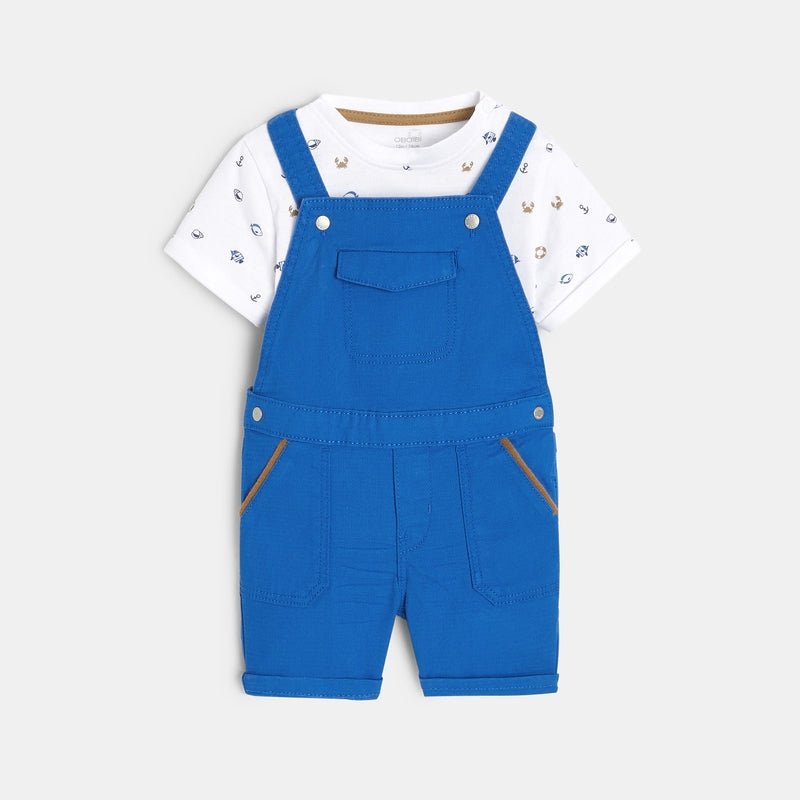 OBAIBI - סט אוברול וחולצה לתינוקות בנות - MASHBIR//365