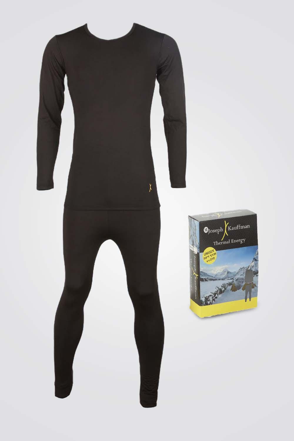 Joseph Kauffman - סט ביגוד תרמי בצבע שחור - MASHBIR//365