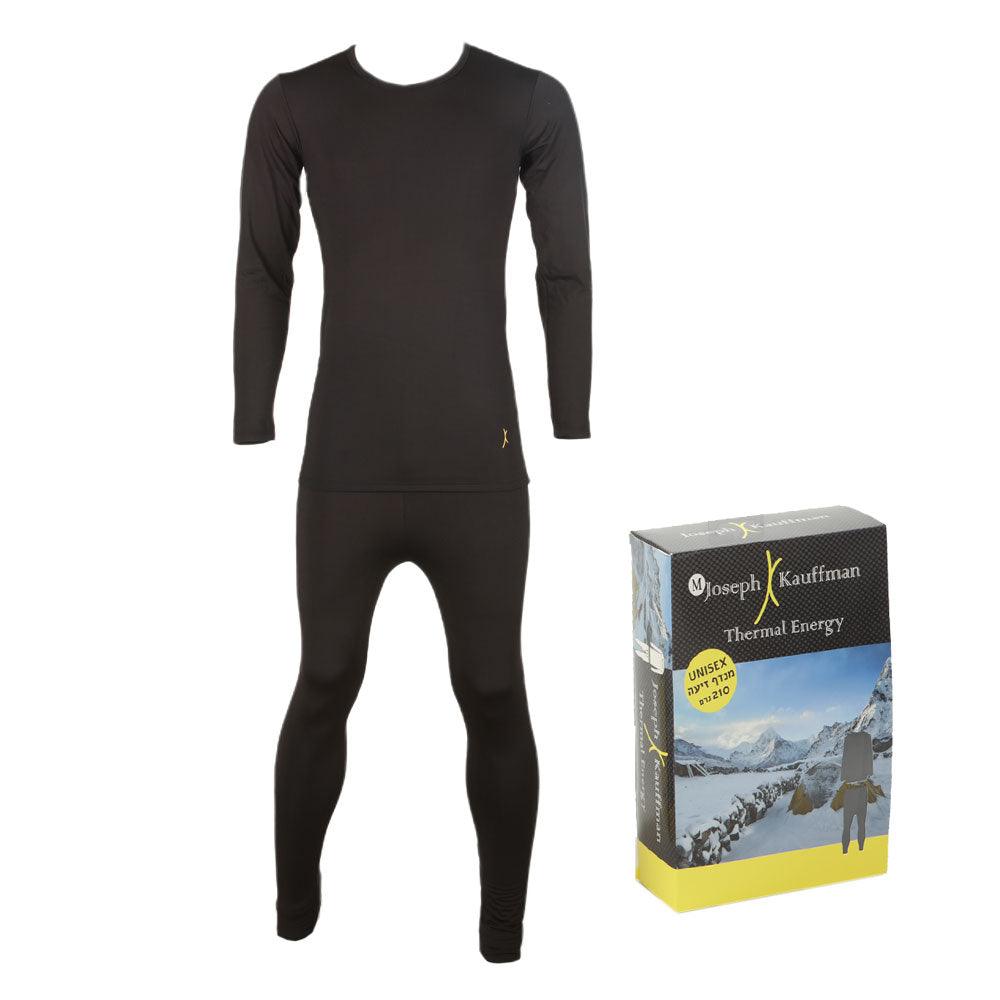 Joseph Kauffman - סט ביגוד תרמי בצבע שחור - MASHBIR//365