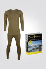 Joseph Kauffman - סט ביגוד תרמי בצבע זית - MASHBIR//365