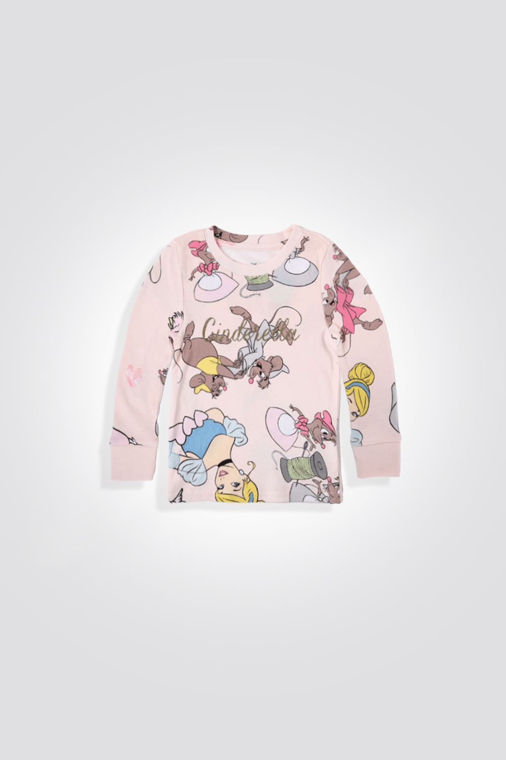 DELTA - סט פיג’מה ארוכה דקה עם חצאית עם אורות PRINCESS - MASHBIR//365