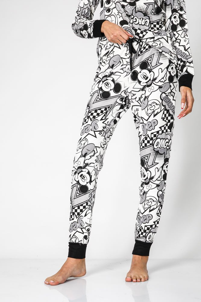 DELTA - סט פיג’מה ארוכה דקה MICKEY POP ART - MASHBIR//365